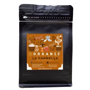 LA CANNELLA est un café épicé naturellement par ORGANICAF maître torréfacteur au maroc fes