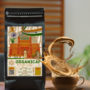 tiger hills robusta naturel indienne BY ORGANICAF MAITRE TORREFACTEUR DU CAFE NATUREL, LEADER DE LA TORREFACTION ARTISANALE AU MAROC