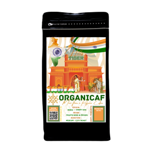 tiger hills robusta naturel indienne BY ORGANICAF MAITRE TORREFACTEUR DU CAFE NATUREL, LEADER DE LA TORREFACTION ARTISANALE AU MAROC